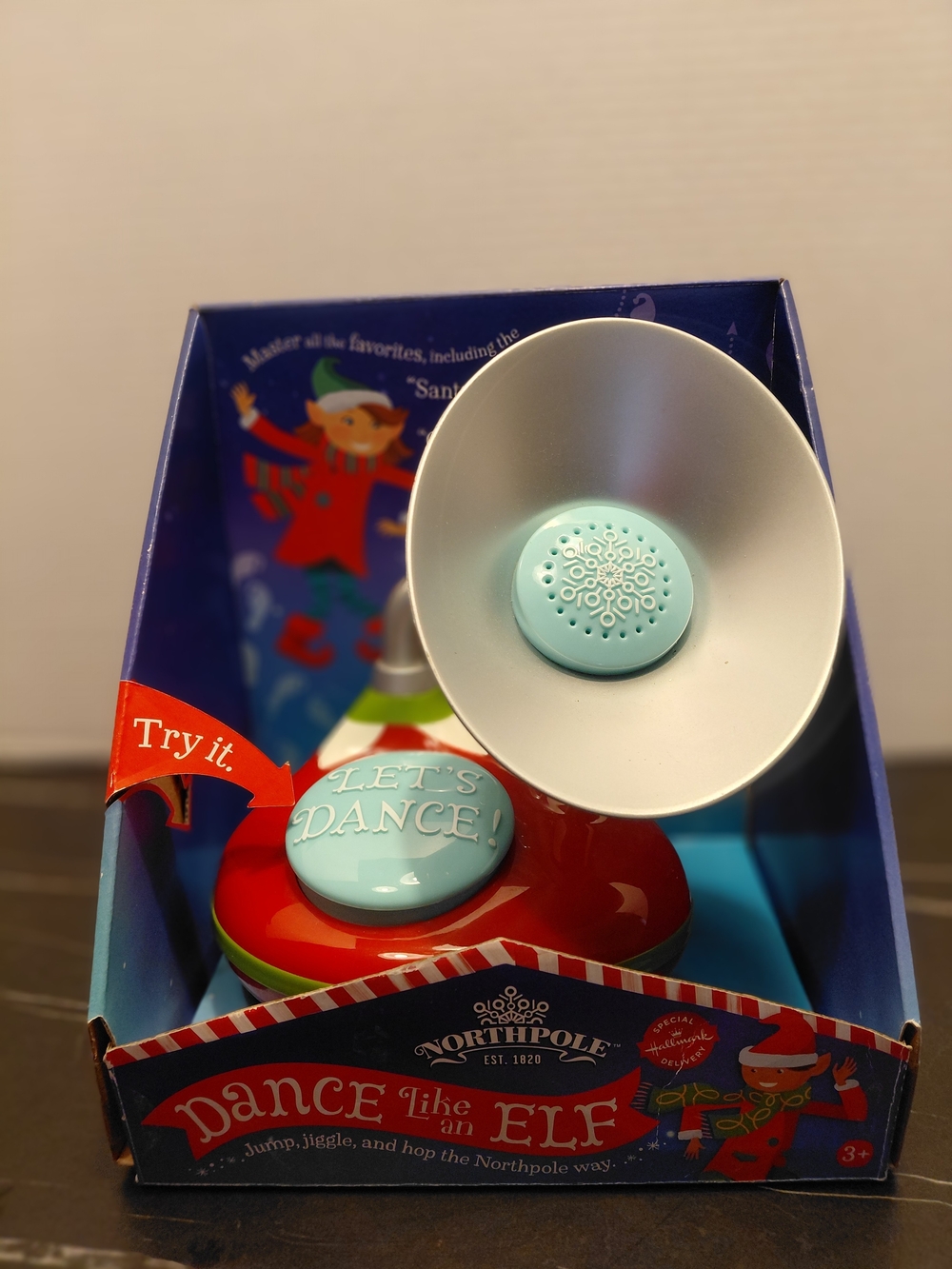 Hallmark Dance Like an Elf Musical Toy - Red & Light Blue